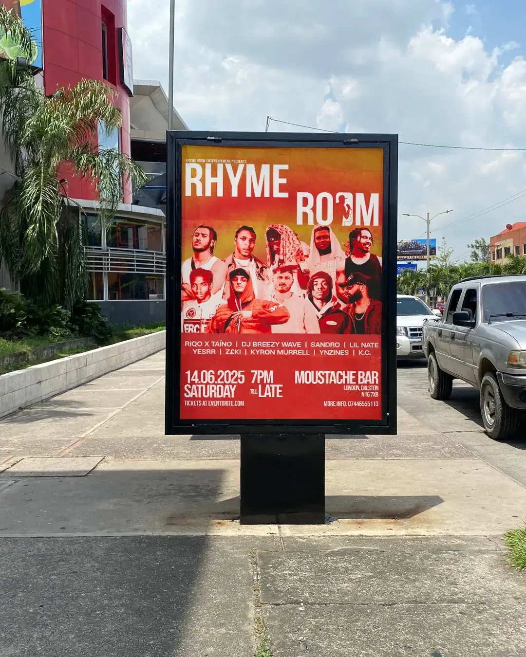 Rhyme Room Billboard Poster