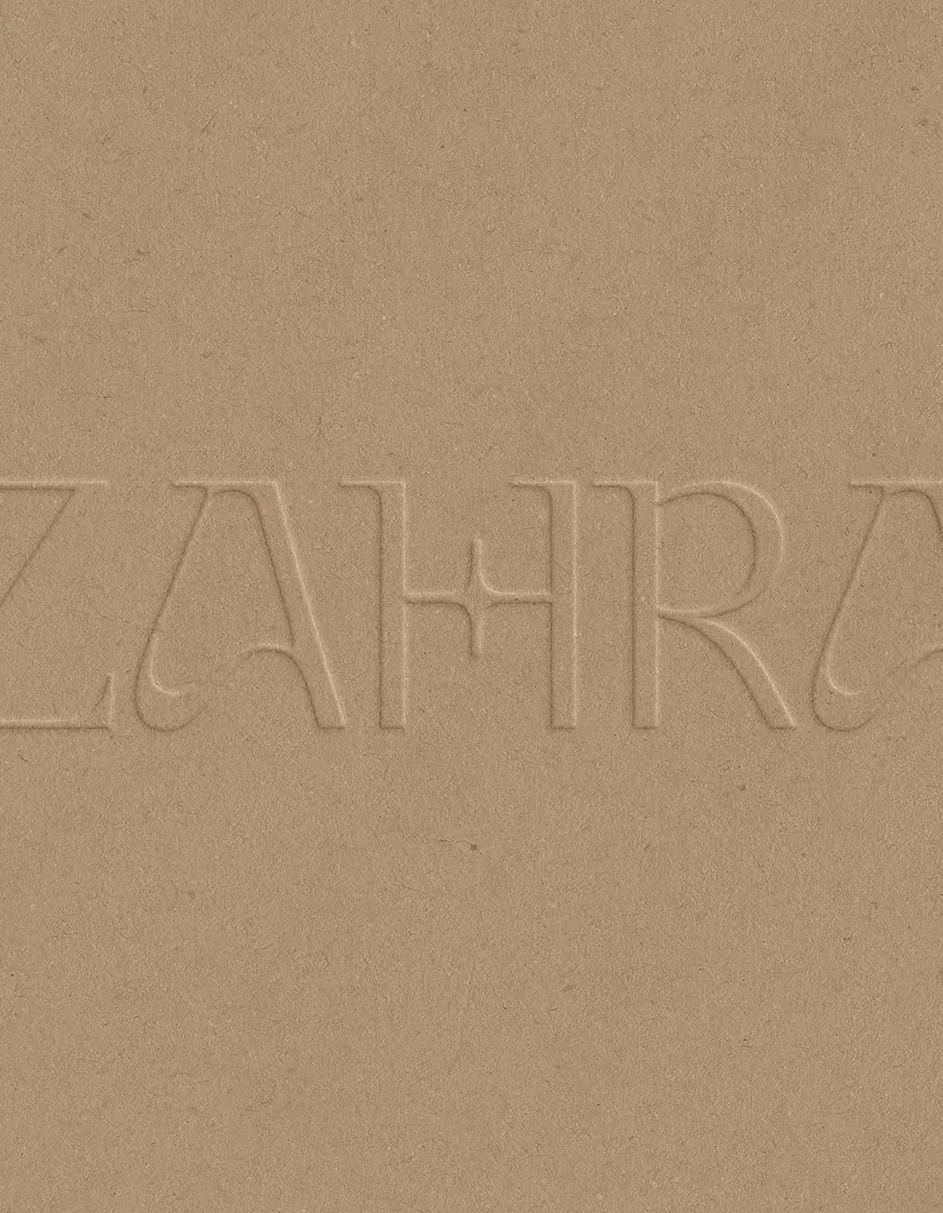 Zahra Box Embossed Packaging
